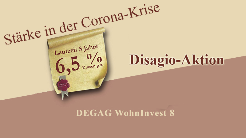 Stärke in der Krise Corona Disagio Aktion