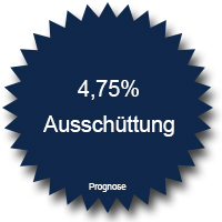 4,75 Prozent Ausschüttung jährlich