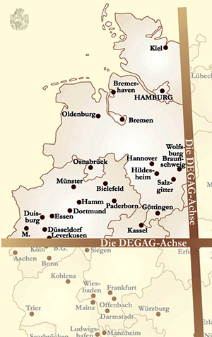 DEGAG Investitionsradius Norddeutschland Mitteldeutschland DEGAG Investitionsradius Norddeutschland Mitteldeutschland