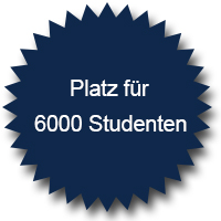 Platz für 6000 Studenten